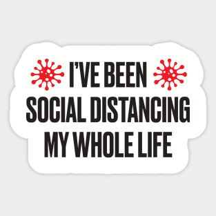 Social Distancing Sticker